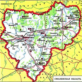 Публичная кадастровая карта Смоленской области