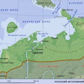 Публичная кадастровая карта Ненецкого автономного округа