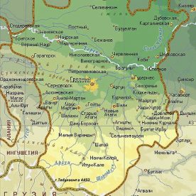 Публичная кадастровая карта республики Чеченская