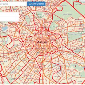 Публичная кадастровая карта Московской области