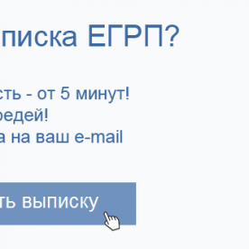 Заказать выписку ЕГРН (ЕГРП) за 5 минут без регистрации